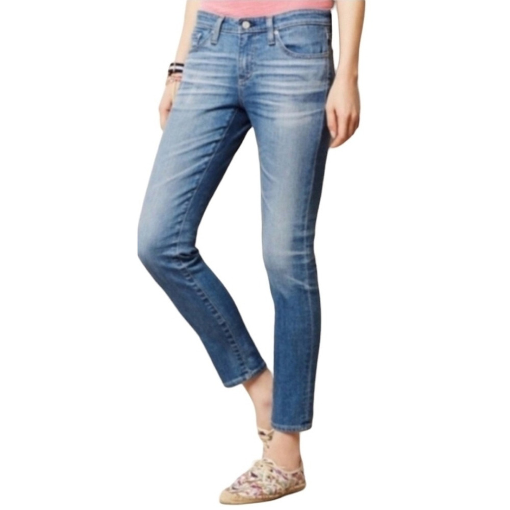 Ag Adriano Goldschmied The Stevie Ankle Slim Straight Leg Jeans Size 28